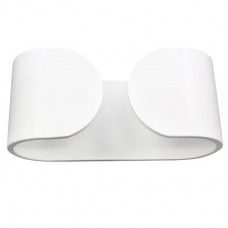 Απλίκα Τοίχου LED 6W 480lm 230V 3000K Θερμό Φως Αλουμίνιο Λευκό 5880